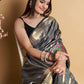 Contemporary Silk Grey Weaving Saree