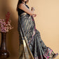 Contemporary Silk Grey Weaving Saree