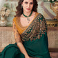 Contemporary Silk Green Embroidered Saree