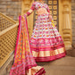 Lehenga Choli Silk Multi Colour Digital Print Lehenga Choli