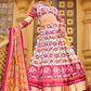 Lehenga Choli Silk Multi Colour Digital Print Lehenga Choli