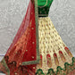 Lehenga Choli Silk Cream Dori Work Lehenga Choli