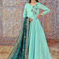 Salwar Suit Silk Aqua Blue Embroidered Salwar Kameez