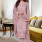 Pant Style Suit Silk Viscose Mauve Embroidered Salwar Kameez