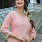 Salwar Suit Silk Pink Embroidered Salwar Kameez