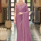 Contemporary Silk Purple Embroidered Saree