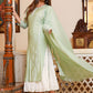 Straight Salwar Suit Silk Sea Green Embroidered Salwar Kameez