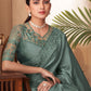 Trendy Saree Silk Sea Green Embroidered Saree