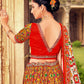 A Line Lehenga Silk Yellow Embroidered Lehenga Choli