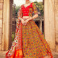 A Line Lehenga Silk Yellow Embroidered Lehenga Choli