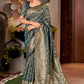 Contemporary Silk Green Weaving Saree