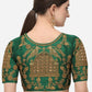 Designer Blouse Silk Green Embroidered Blouse