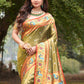 Traditional Saree Silk Green Weaving Saree