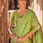 Classic Silk Viscose Green Weaving Saree