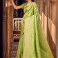 Classic Silk Viscose Green Weaving Saree