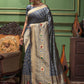 Classic Silk Grey Weaving Saree