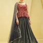 Lehenga Choli Chinon Silk Grey Embroidered Lehenga Choli