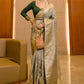 Classic Silk Grey Weaving Saree