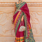Classic Silk Magenta Hand Work Saree