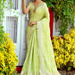 Contemporary Silk Green Booti Saree