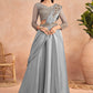 Lehenga Style Saree Silk Grey Embroidered Saree