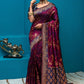Contemporary Silk Magenta Weaving Saree