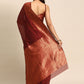 Traditional Saree Silk Maroon Woven Saree