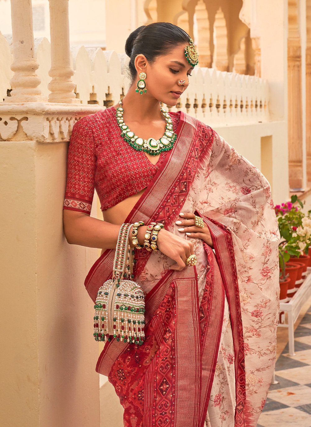 Trendy Saree Chiffon Silk Maroon Print Saree