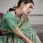Trendy Saree Silk Sea Green Digital Print Saree