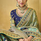 Contemporary Silk Multi Colour Embroidered Saree