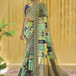 Contemporary Silk Multi Colour Embroidered Saree