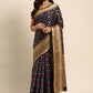 Designer Silk Multi Colour Woven Saree