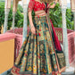 Lehenga Choli Silk Multi Colour Embroidered Lehenga Choli
