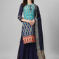 Salwar Suit Silk Multi Colour Jacquard Work Salwar Kameez