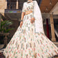 Readymade Lehenga Choli Silk Off White Embroidered Lehenga Choli