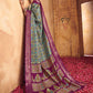 Designer Silk Multi Colour Foil Print Saree
