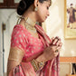 Contemporary Silk Pink Digital Print Saree