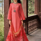 Salwar Suit Silk Pink Embroidered Salwar Kameez