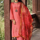 Salwar Suit Silk Pink Embroidered Salwar Kameez