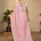 Trendy Saree Silk Pink Print Saree