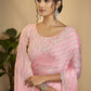Trendy Saree Silk Pink Print Saree