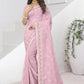 Traditional Saree Silk Pink Diamond Saree