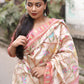 Traditional Saree Silk Pink Print Saree