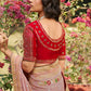 Traditional Saree Silk Pink Patch Border Saree