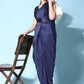 Classic Silk Blue Plain Saree