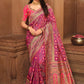 Contemporary Silk Purple Weaving Saree