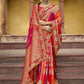 Classic Silk Multi Colour Embroidered Saree