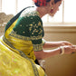 Contemporary Silk Yellow Embroidered Saree