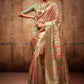 Classic Organza Silk Pink Weaving Saree