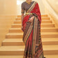 Contemporary Silk Red Woven Saree
